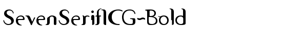 SevenSerifICG-Bold - Download Thousands of Free Fonts at FontZone.net