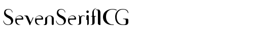 SevenSerifICG - Download Thousands of Free Fonts at FontZone.net