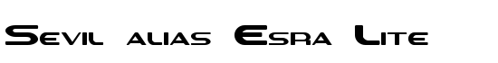 Sevil alias Esra Lite - Download Thousands of Free Fonts at FontZone.net