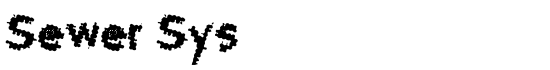 Sewer Sys - Download Thousands of Free Fonts at FontZone.net