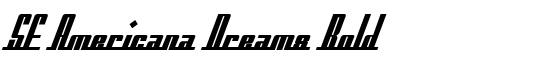 SF Americana Dreams Bold - Download Thousands of Free Fonts at FontZone.net