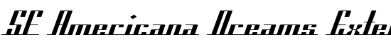 SF Americana Dreams Extended - Download Thousands of Free Fonts at FontZone.net
