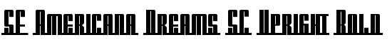 SF Americana Dreams SC Upright Bold - Download Thousands of Free Fonts at FontZone.net