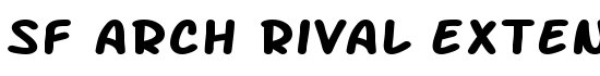 SF Arch Rival Extended Bold - Download Thousands of Free Fonts at FontZone.net