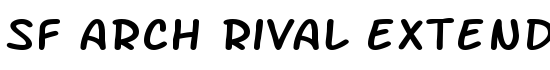 SF Arch Rival Extended - Download Thousands of Free Fonts at FontZone.net