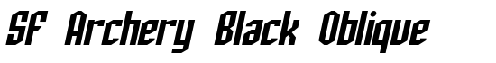 SF Archery Black Oblique - Download Thousands of Free Fonts at FontZone.net