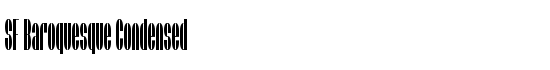 SF Baroquesque Condensed - Download Thousands of Free Fonts at FontZone.net