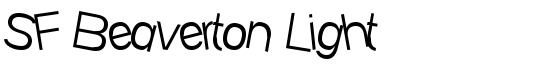 SF Beaverton Light - Download Thousands of Free Fonts at FontZone.net