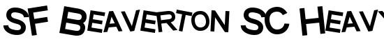 SF Beaverton SC Heavy - Download Thousands of Free Fonts at FontZone.net