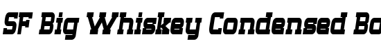 SF Big Whiskey Condensed Bold - Download Thousands of Free Fonts at FontZone.net
