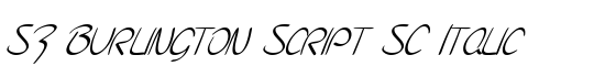 SF Burlington Script SC Italic - Download Thousands of Free Fonts at FontZone.net