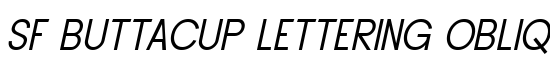 SF Buttacup Lettering Oblique - Download Thousands of Free Fonts at FontZone.net