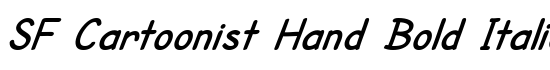SF Cartoonist Hand Bold Italic - Download Thousands of Free Fonts at FontZone.net