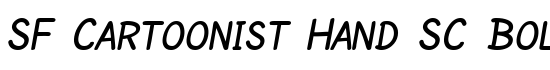 SF Cartoonist Hand SC Bold - Download Thousands of Free Fonts at FontZone.net