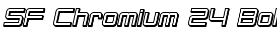 SF Chromium 24 Bold Oblique - Download Thousands of Free Fonts at FontZone.net