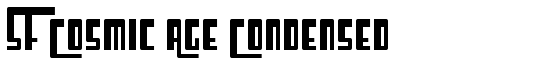SF Cosmic Age Condensed - Download Thousands of Free Fonts at FontZone.net