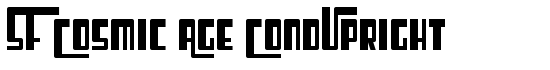 SF Cosmic Age CondUpright - Download Thousands of Free Fonts at FontZone.net