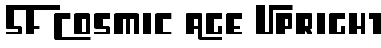 SF Cosmic Age Upright - Download Thousands of Free Fonts at FontZone.net