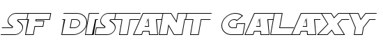 SF Distant Galaxy AltOutline Italic - Download Thousands of Free Fonts at FontZone.net