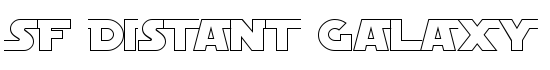 SF Distant Galaxy AltOutline - Download Thousands of Free Fonts at FontZone.net