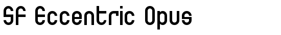 SF Eccentric Opus - Download Thousands of Free Fonts at FontZone.net