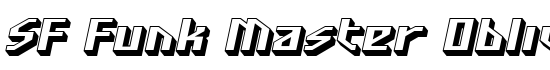 SF Funk Master Oblique - Download Thousands of Free Fonts at FontZone.net