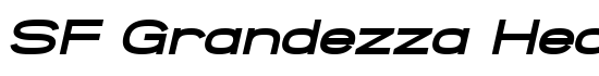 SF Grandezza Heavy Oblique - Download Thousands of Free Fonts at FontZone.net