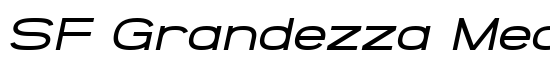 SF Grandezza Medium Oblique - Download Thousands of Free Fonts at FontZone.net