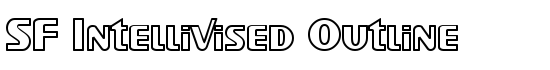 SF Intellivised Outline - Download Thousands of Free Fonts at FontZone.net