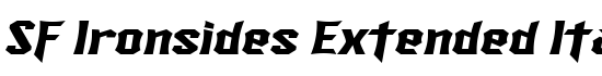 SF Ironsides Extended Italic - Download Thousands of Free Fonts at FontZone.net