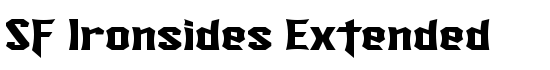 SF Ironsides Extended - Download Thousands of Free Fonts at FontZone.net