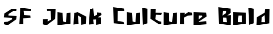 SF Junk Culture Bold - Download Thousands of Free Fonts at FontZone.net