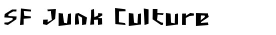 SF Junk Culture - Download Thousands of Free Fonts at FontZone.net
