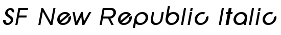 SF New Republic Italic - Download Thousands of Free Fonts at FontZone.net