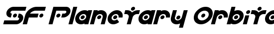 SF Planetary Orbiter Bold Italic - Download Thousands of Free Fonts at FontZone.net