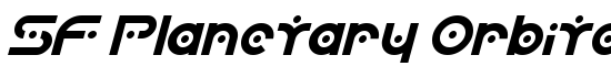 SF Planetary Orbiter Italic - Download Thousands of Free Fonts at FontZone.net