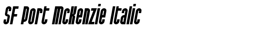 SF Port McKenzie Italic - Download Thousands of Free Fonts at FontZone.net