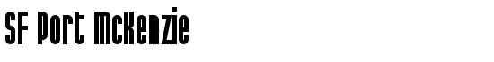 SF Port McKenzie - Download Thousands of Free Fonts at FontZone.net