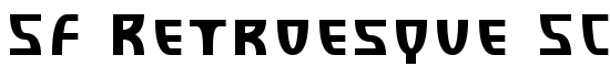 SF Retroesque SC - Download Thousands of Free Fonts at FontZone.net