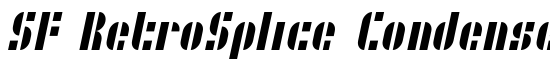 SF RetroSplice Condensed - Download Thousands of Free Fonts at FontZone.net