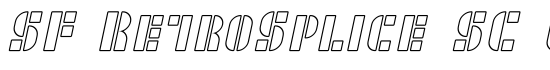 SF RetroSplice SC Outline - Download Thousands of Free Fonts at FontZone.net
