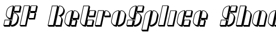 SF RetroSplice Shaded - Download Thousands of Free Fonts at FontZone.net