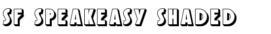SF Speakeasy Shaded - Download Thousands of Free Fonts at FontZone.net