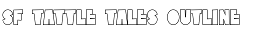 SF Tattle Tales Outline - Download Thousands of Free Fonts at FontZone.net