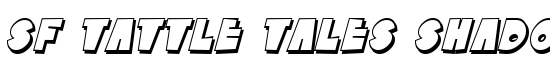 SF Tattle Tales Shadow Italic - Download Thousands of Free Fonts at FontZone.net