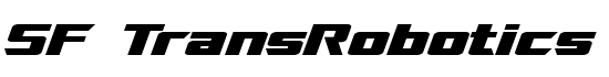SF TransRobotics Extended Italic - Download Thousands of Free Fonts at FontZone.net