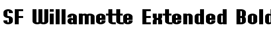 SF Willamette Extended Bold - Download Thousands of Free Fonts at FontZone.net