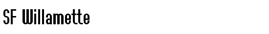 SF Willamette - Download Thousands of Free Fonts at FontZone.net