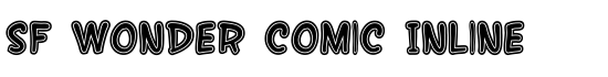 SF Wonder Comic Inline - Download Thousands of Free Fonts at FontZone.net