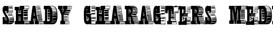 Shady Characters Medium - Download Thousands of Free Fonts at FontZone.net